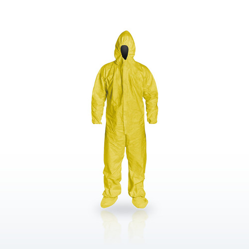 Liberty Safety APA 17182Y Coveralls & Overalls, Heavy weight yellow PE coated