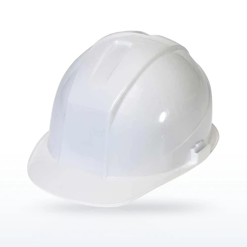Liberty Safety DuraShell 1404RW White hard hat, 4-point ratchet suspension
