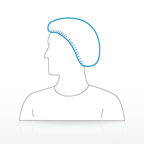Liberty Safety DuraWear 1821BC Head & Face Covers, Blue polypropylene 21