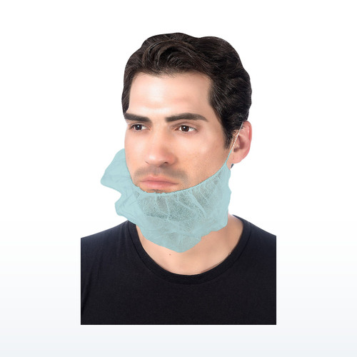 Liberty Safety DuraWear 1903BL Head & Face Covers, Blue Nylon Beard Cover