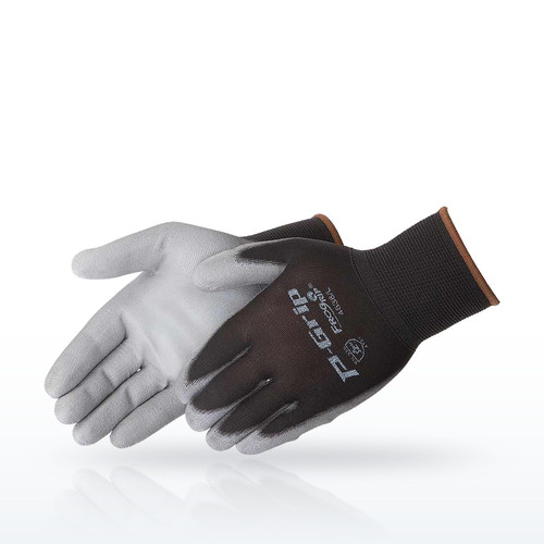 Liberty Safety FLX 4638 Coated Gloves, 13 gauge, 100% black nylon shell