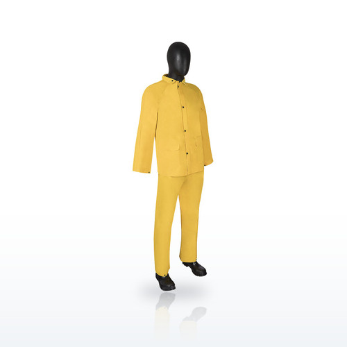 Liberty Safety DuraWear™ PVC/Nylon/PVC 3-Piece Yellow Rainsuit