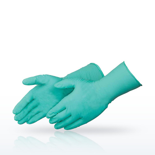 Liberty Safety BioSkin® 8mil Green Polychloroprene, Powder-free, 12" extended