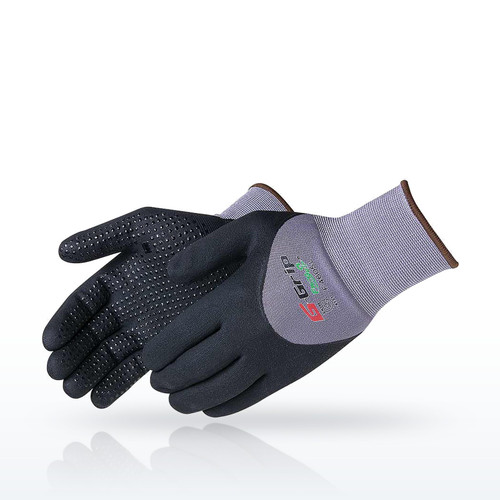 Liberty Safety FLX F4605 Coated Gloves, 15 gauge, 100% gray Nylon shell