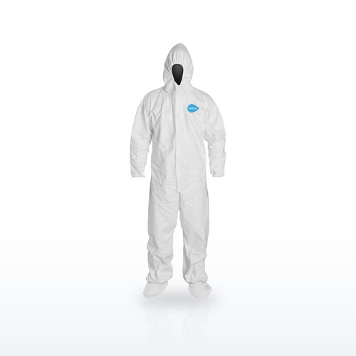 Liberty Safety APA 17122 Coveralls & Overalls, PE coated polypropylene white
