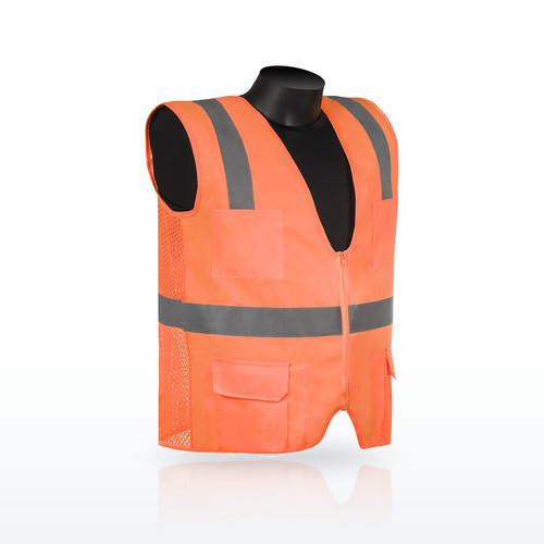 Liberty Safety HiVizGard™ Class 2 Solid Front Mesh Back Engineer Surveyor Vest