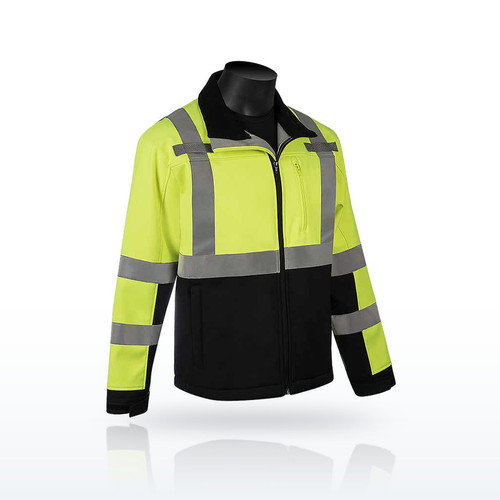 Liberty Safety HiVizGard™ Class 3 Waterproof Insulated Soft Shell Jacket with