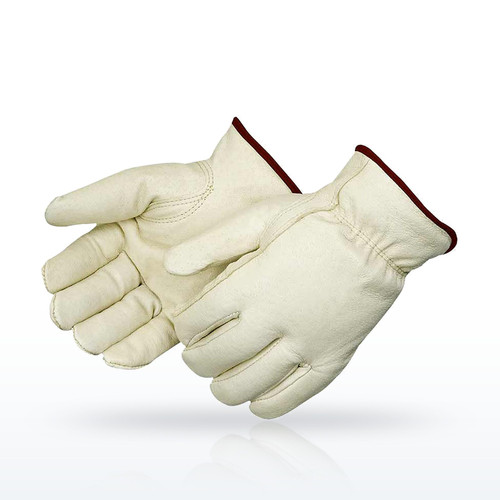 Liberty Safety Red Fleece Lined Standard Grain Pigskin Driver