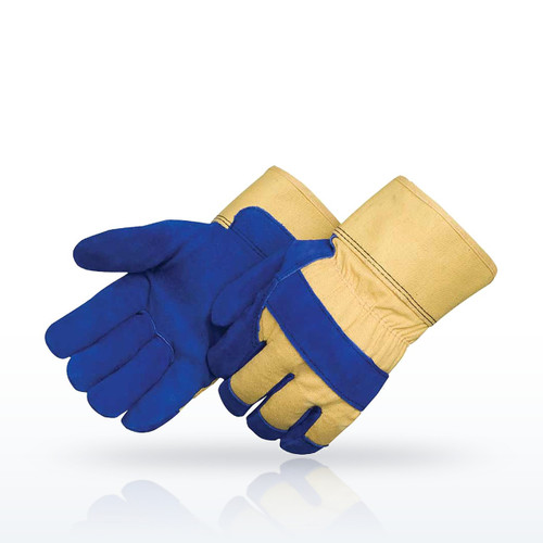 Liberty Safety Thermal Lined Blue Cowhide Full Feature Leather Palm with