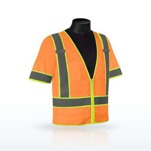 Liberty Safety HIVIZGARD Hi-Vis Vests, Class 3 All Mesh Two Tone Surveyor Vest