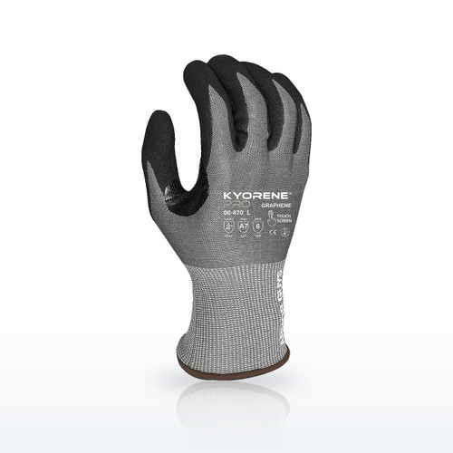 Armor Guys 00-870 Cut Resistant Gloves, ANSI A7, Foam Nitrile Coated