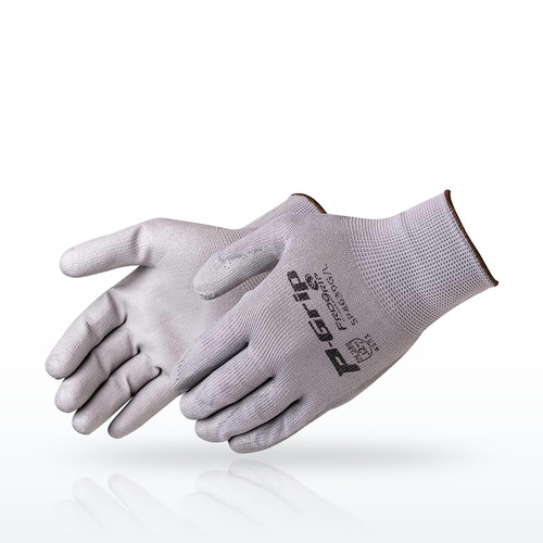 Liberty Safety FLX SP4639G Coated Gloves, 13 gauge, gray polyester shell