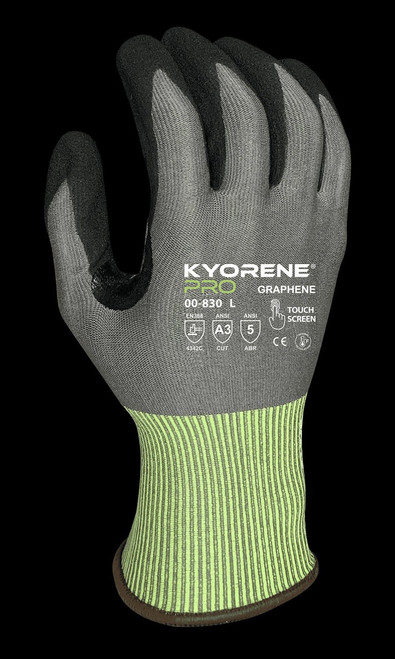 Armor Guys 00-830 Cut Resistant Gloves, ANSI A3, Foam Nitrile Coated