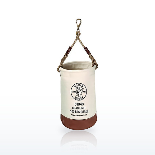 Load Rated Leather-Bottom Buckets