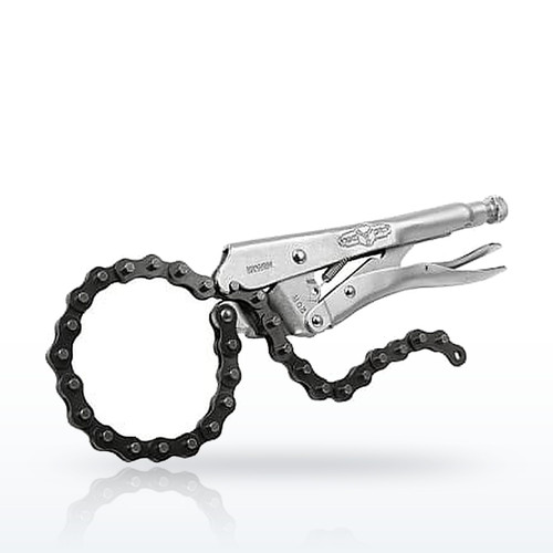 Locking Chain Clamp, 9 in L, 18 in Jaw Opening