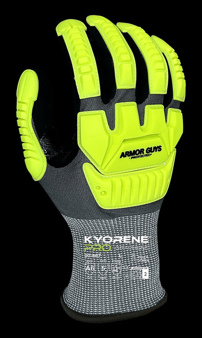 18g Kyorene Pro Impact Glove, Foam Nitrile Palm, ANSI A6
