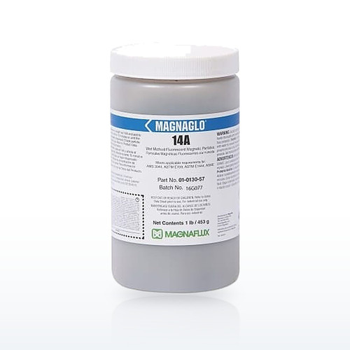 Magnaglo 14A Wet Method Fluorescent Magnetic Particle, 1 lb Container, Brown