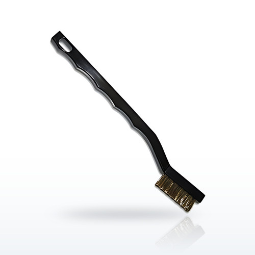 Magnolia Brush Handy Cleaning Brush, 7 in, Brass Wire, Plastic Handle