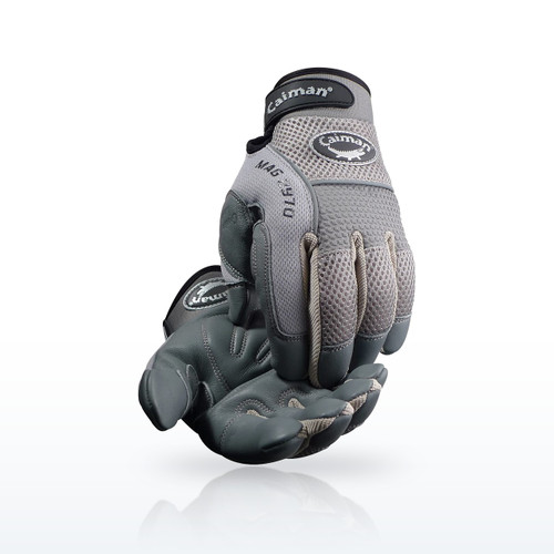 MAG™ Multi-Activity Glove with Split Deerskin Leather Padded Palm and Gray