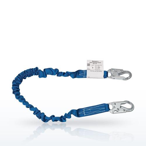 Miller Manyard II 216MK-Z7 Shock-Absorbing Lanyards, Single Leg Kevlar, Locking
