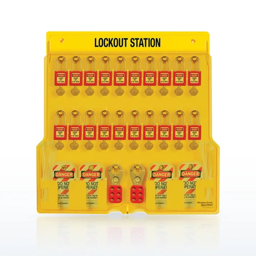 Master Lock 1484BP410 Padlocks & Cables, Zenex 20-Lock Padlock Station