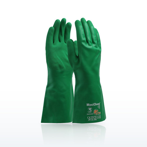 MaxiChem® Cut™ Nitrile Blend Coated Glove with TriTech™ Liner and Non-Slip Grip