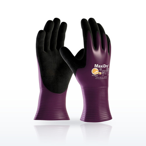 MaxiDry® Lightweight Nitrile Glove with Seamless Knit Nylon Liner - 56-426
