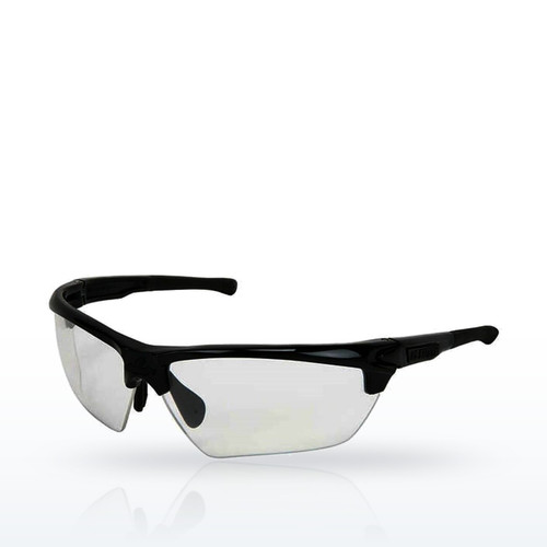 MCR Safety Dominator DM3 Safety Glasses, Clear MAX6 Anti-Fog, Black