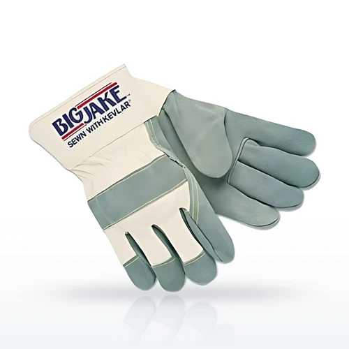 MCR Safety Big Jake 1700 Leather Palm Gloves, Premium A+ Side Split Leather Work
