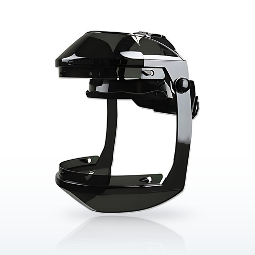 MCR Safety Double Matrix Headgear, Ratchet, Gray
