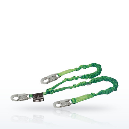 Miller Manyard 232M-Z7 Shock-Absorbing Lanyards, Double Leg Stretchable