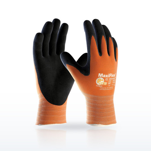 MaxiFlex® Ultimate™ Hi-Vis Seamless Knit Nylon Glove with Nitrile Coated