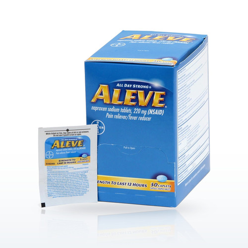 Medique 48850 Non-Prescription Medications, Aleve Pain Reliever Caplets, 220 mg