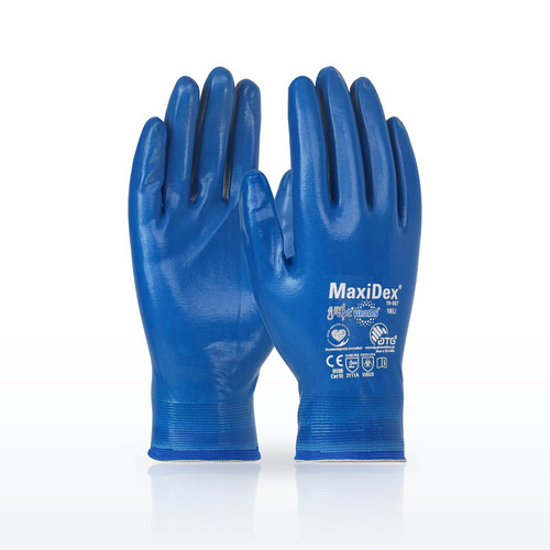 PIP MaxiDex 19-007 Coated Gloves, ANSI YES, Seamless Knit Nylon Glove