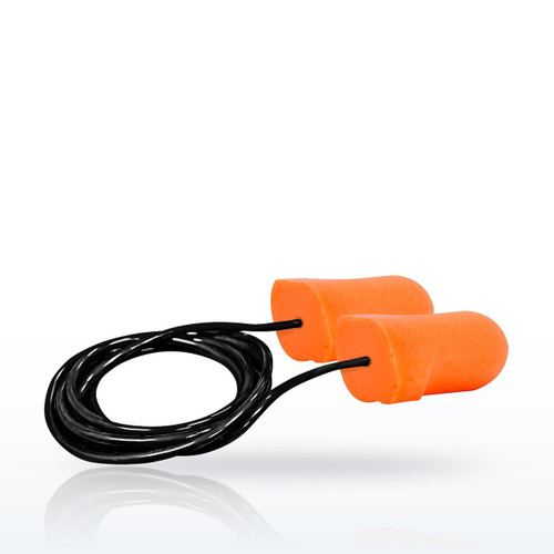 Mega T-Fit™ T-Shape Disposable Soft Polyurethane Foam Corded Ear Plugs - NRR 32