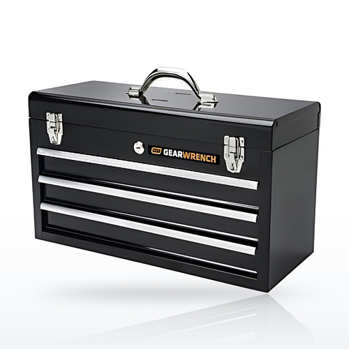 GEARWRENCH 83151 Tool Boxes, 20 in Steel Tool Box, 3 Drawers