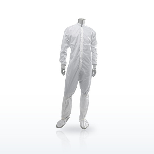Maxima ESD ISO 4 (Class 10) Cleanroom ESD Coverall, CC1245-68WH