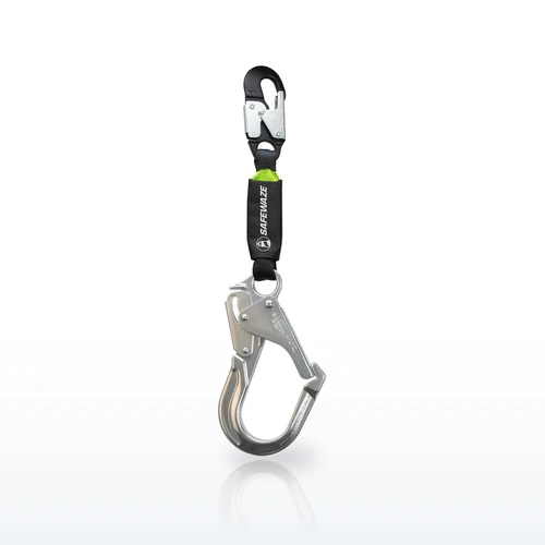 Safewaze 021-2075 20 Web Restraint Lanyard: Aluminum Snap Hook