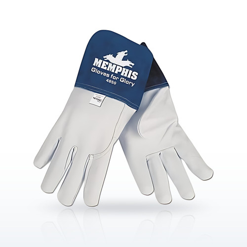 MCR Safety Blue Beast Leather Welding Gloves