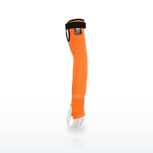 MCR Safety CutPro 9218OVT Hi-Vis Orange Cut Resistant Sleeve, 18 in, A5