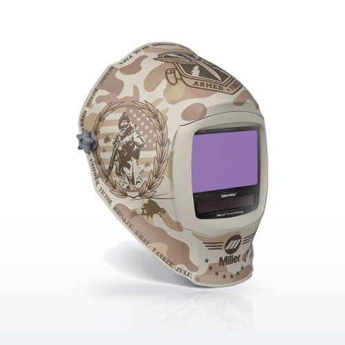 Miller Digital Infinity Auto-Darkening Welding Helmet, Honor Graphic