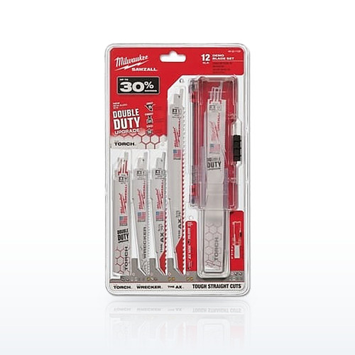 Milwaukee® Tool SAWZALL® Demolition Blade Set, 12-Pc, 6 in and 9 in L