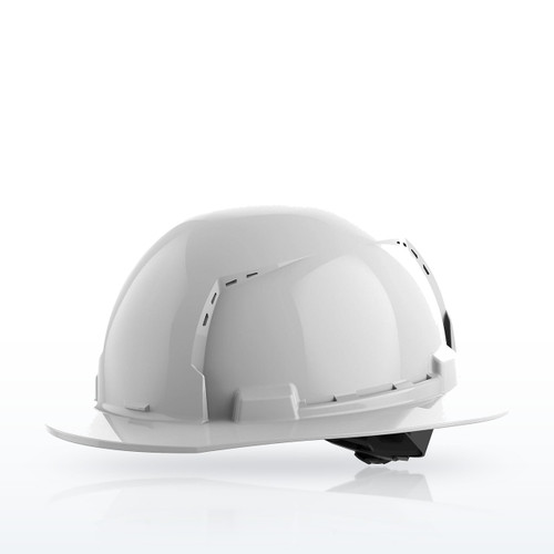 Milwaukee Tool 48-73-1201 BOLT Full Brim Vented Hard Hat, White Type 1 Class C