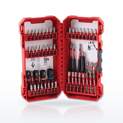 Milwaukee® Tool SHOCKWAVE Impact Duty™ Driver Bit Set, Alloy Steel