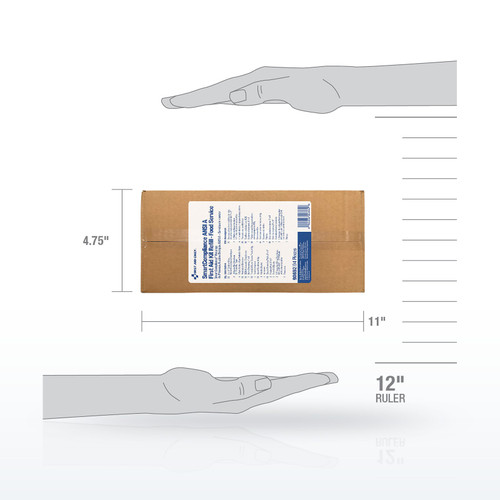 Medium Metal SmartCompliance Food Service First Aid Refill Pack, ANSI A