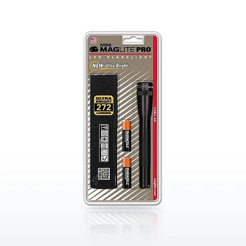 MAGLITE SP2P01H Flashlights & Lanterns, Mini MAG-Lite Pro Flashlight, 2 AA