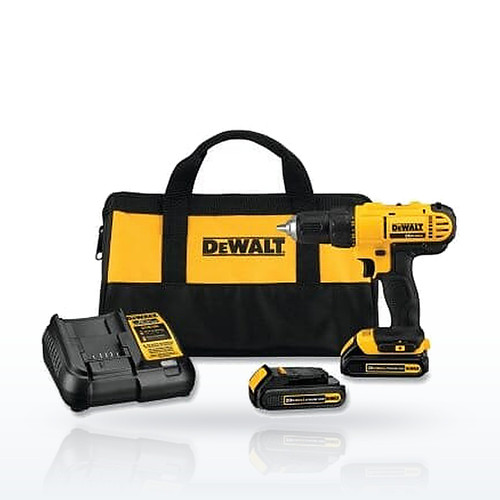 20V MAX* Lithium Ion Compact Drill/Driver Kit, DCD771 1/2 in Drill Driver, 20 V
