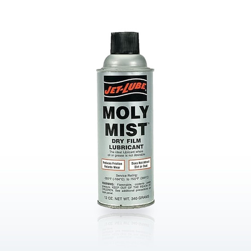 Jet-Lube 16041 Dry Lubes, Moly-Mist Dry Film Lubricant, 12 oz Aerosol Can