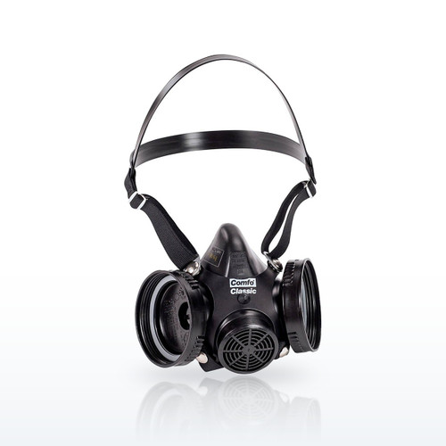 MSA Comfo Classic Half Mask Respirator, Hycar - Small