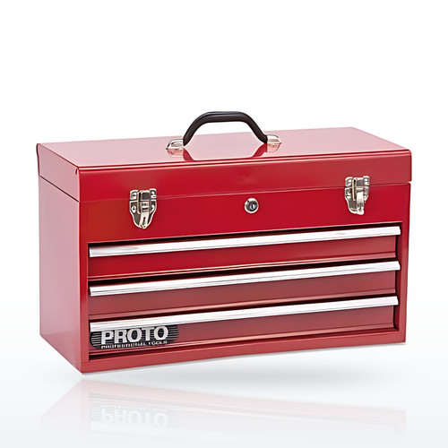 Proto J9993 Tool Boxes, 21 in General Purpose Tool Box, 3-Drawers